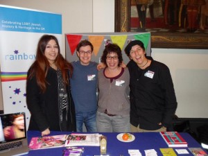 photo of Rainbow Jews stall team 
